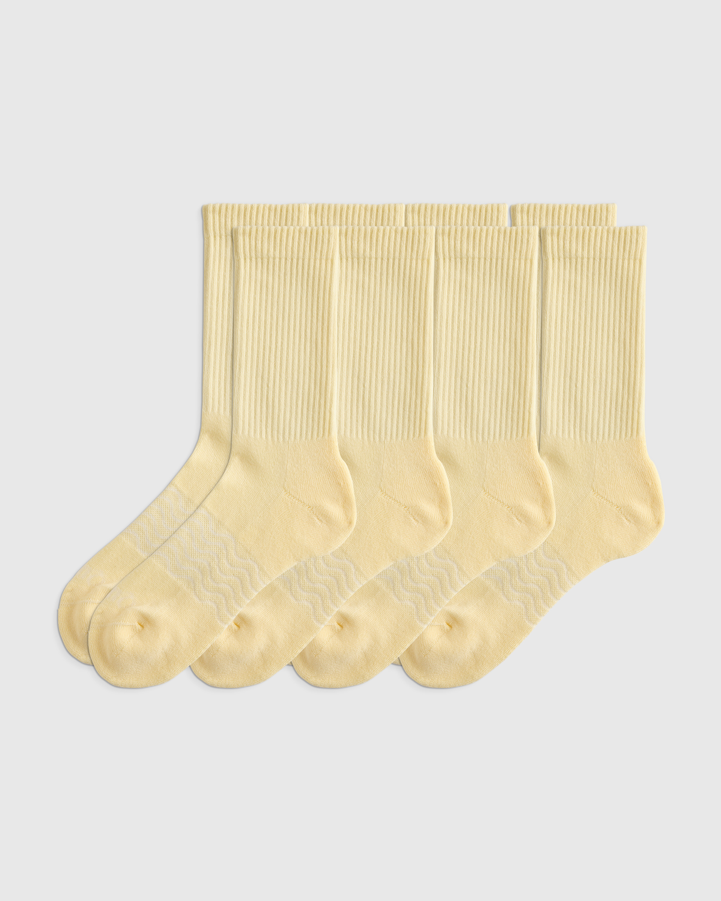 Everyday Cotton Solid Crew Socks (4-pack)