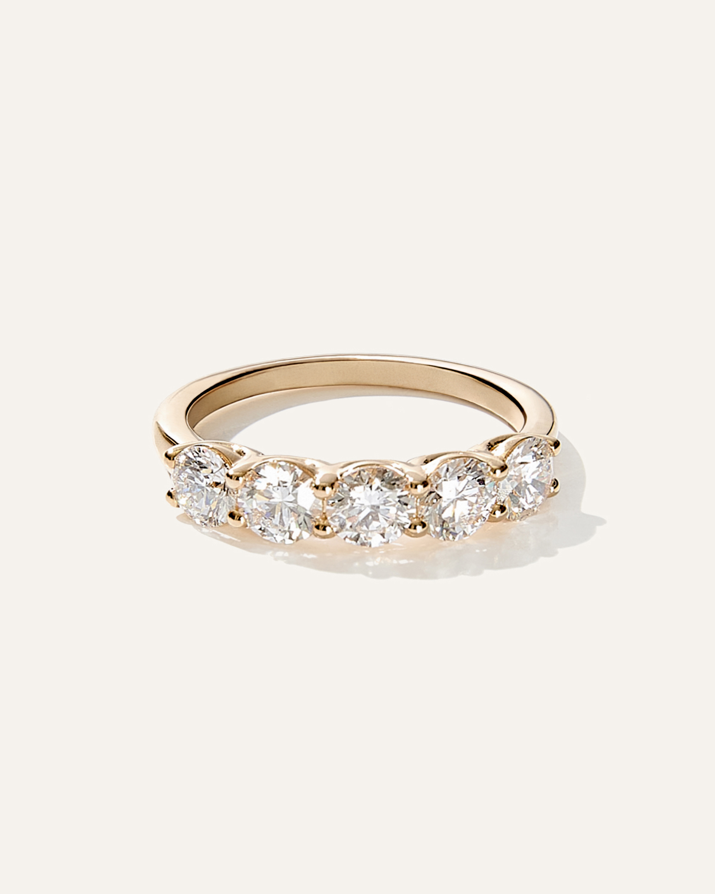 Lab Grown Diamond Five Stone Band