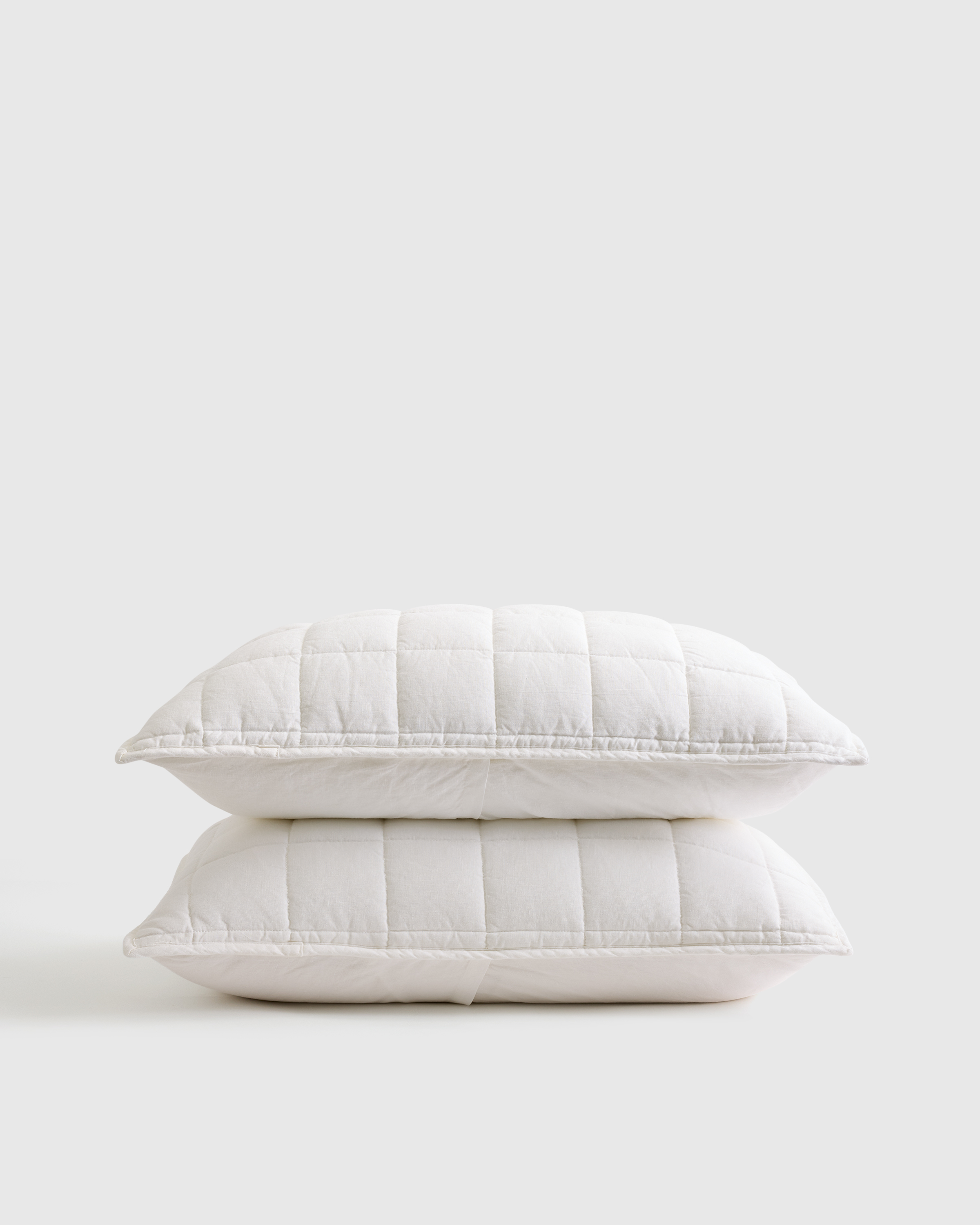 European Linen Box Quilted Sham Set