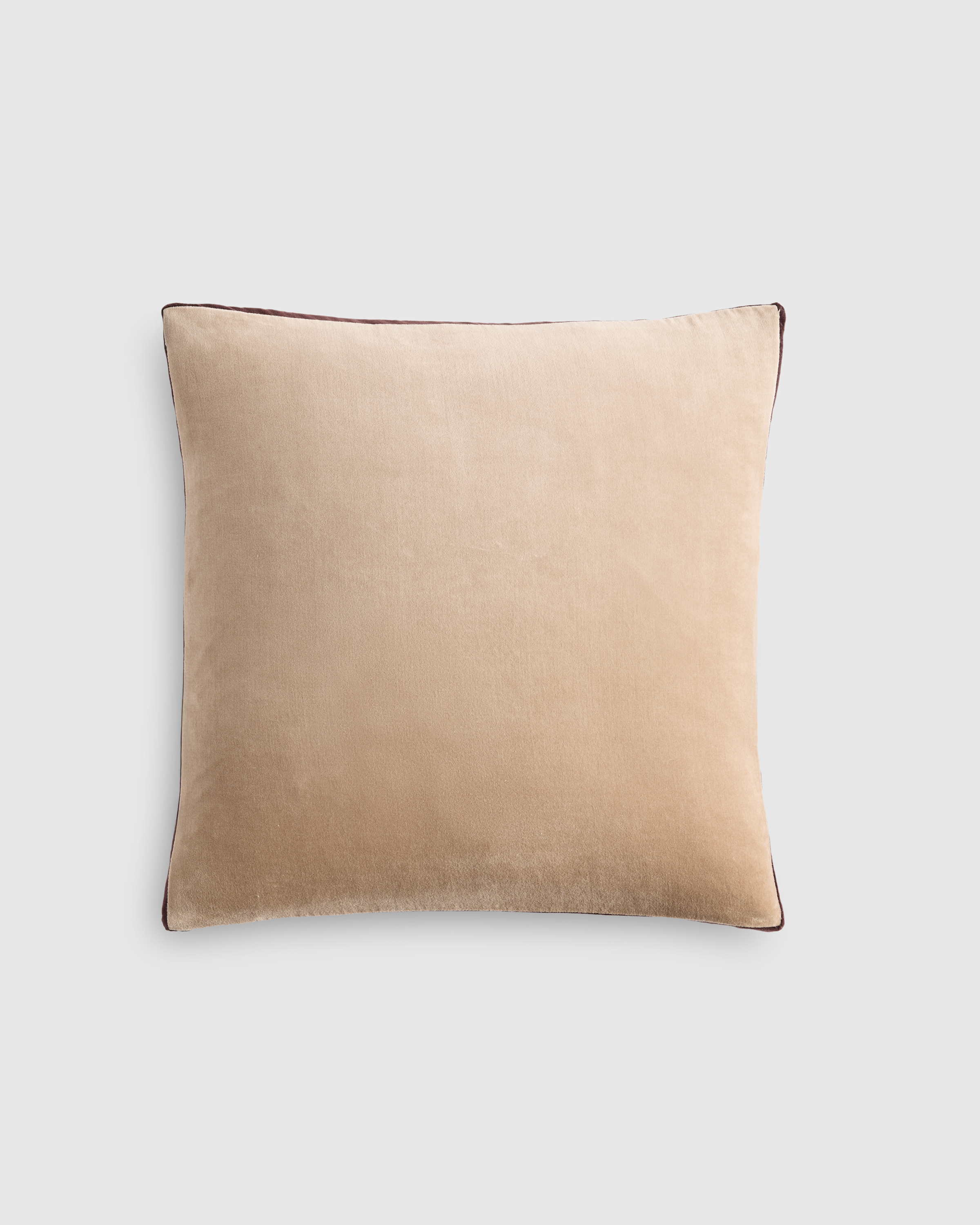 Contrast Velvet Edge Pillow Cover
