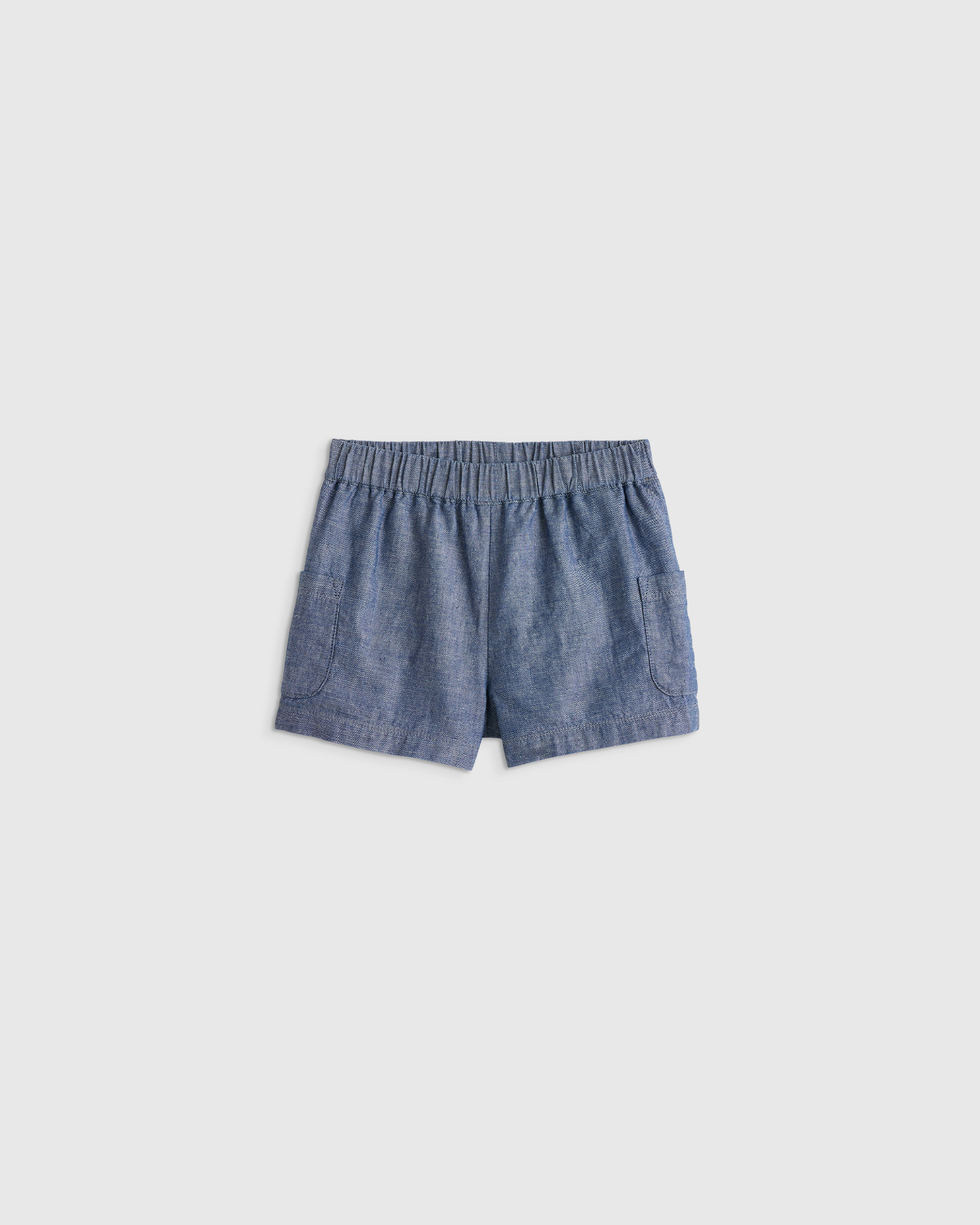 Girls Pull On Chambray Denim Short