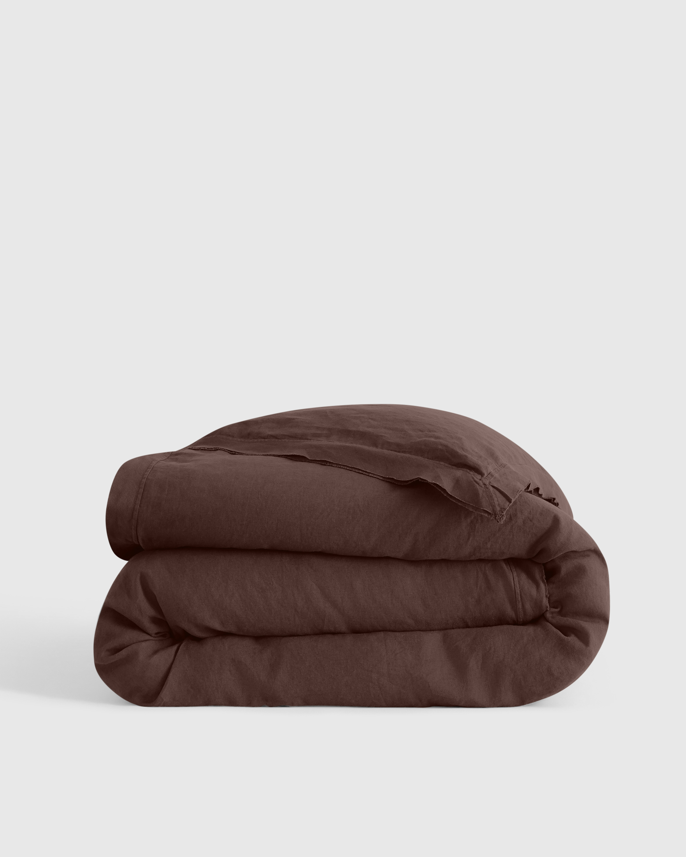 European Linen Double Flange Duvet Cover