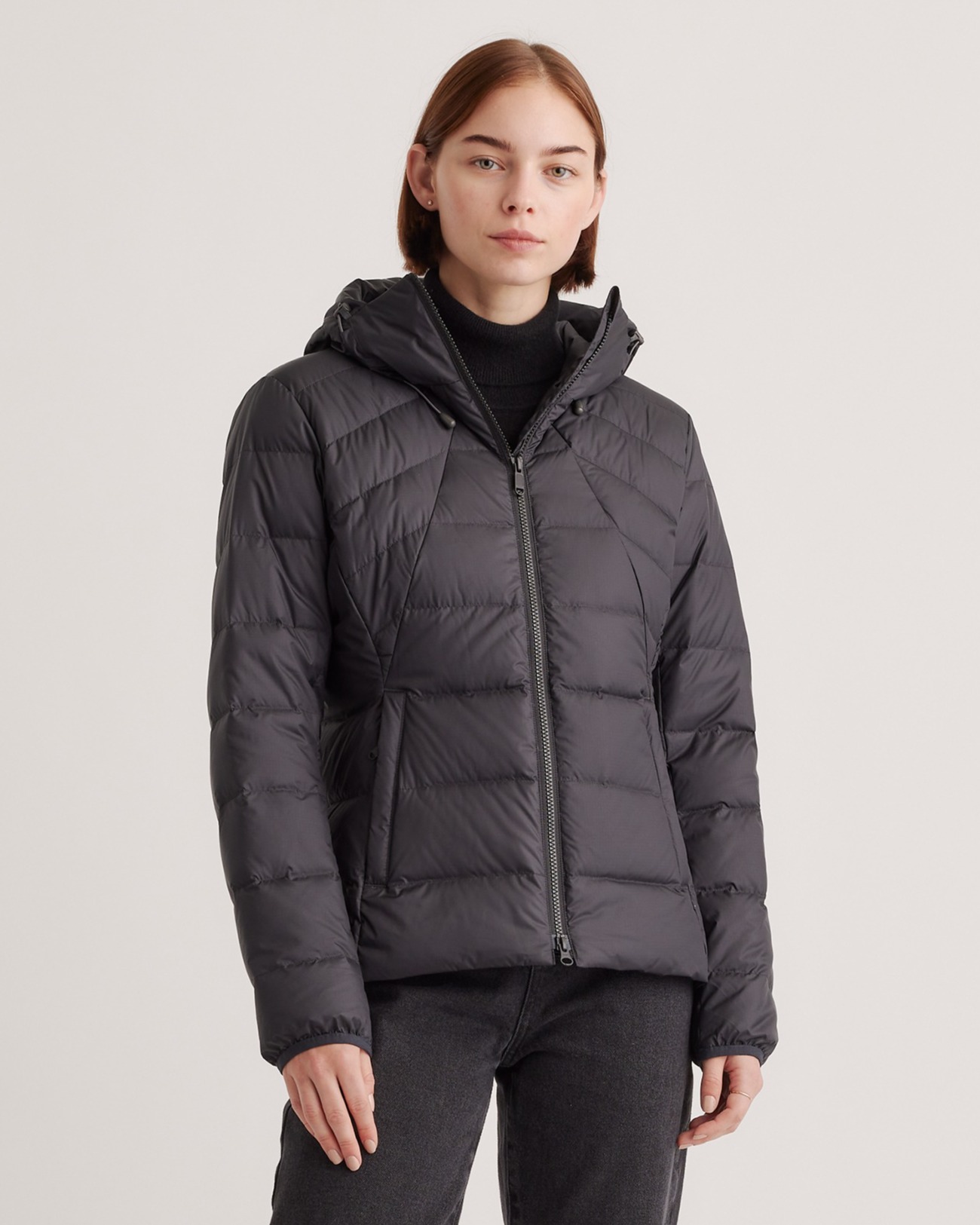 Lightweight Down Packable Puffer Hooded Jacket