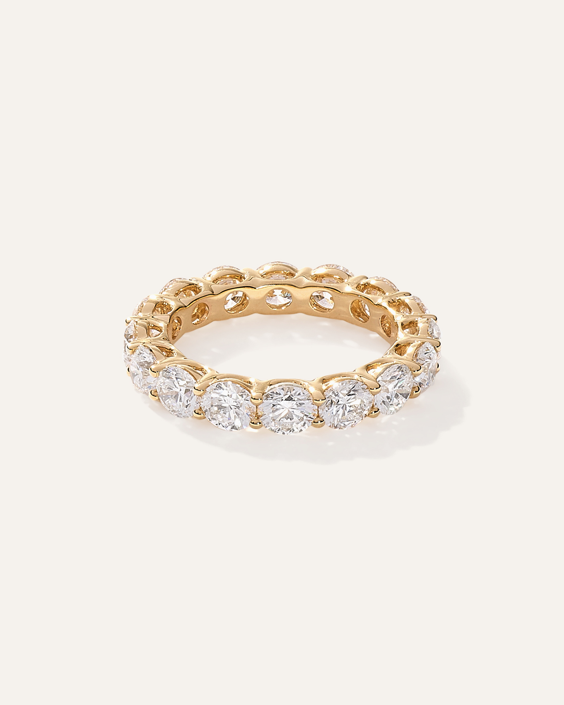 Lab Grown Diamond Round Eternity Band