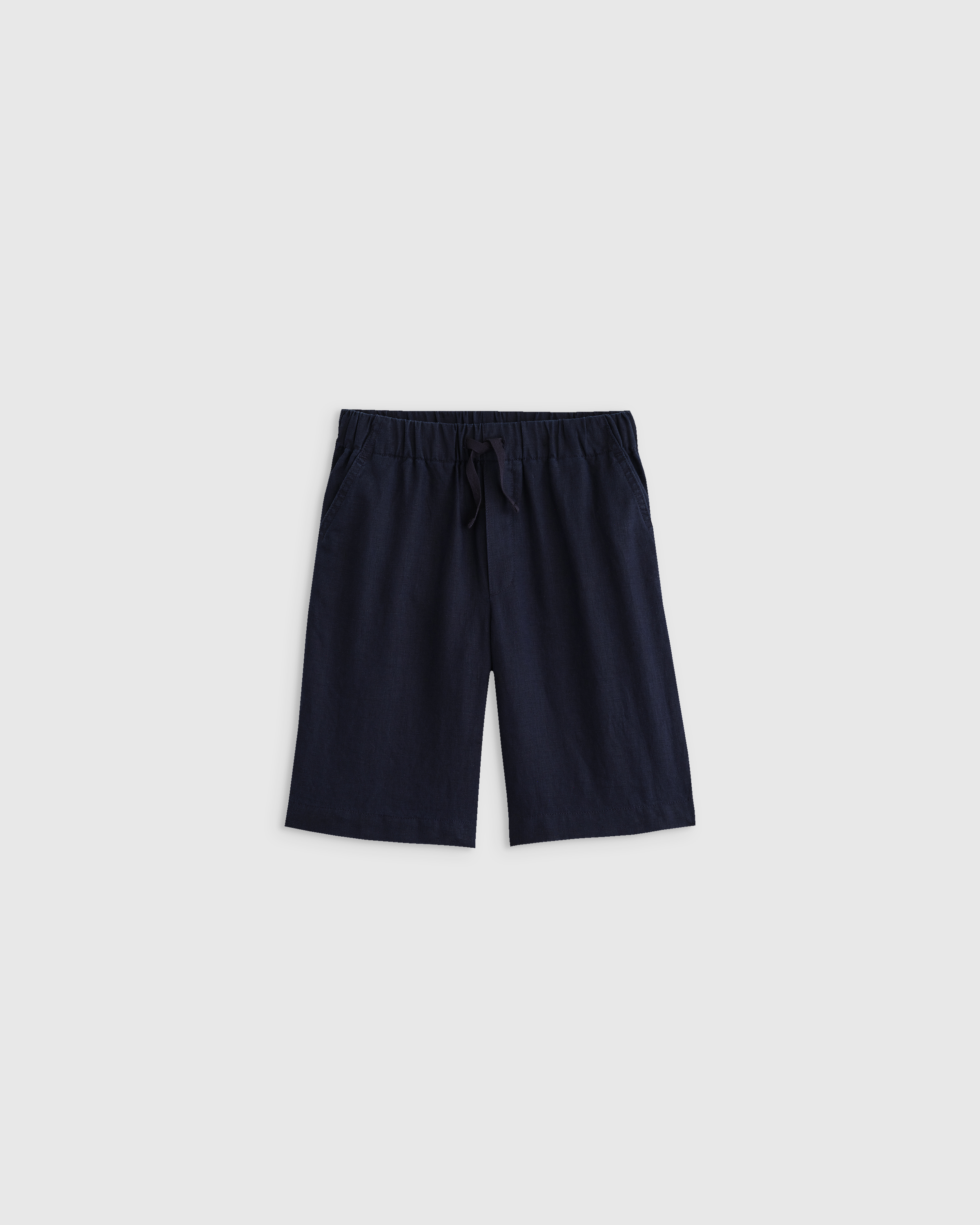 100% European Linen Pull-On Shorts