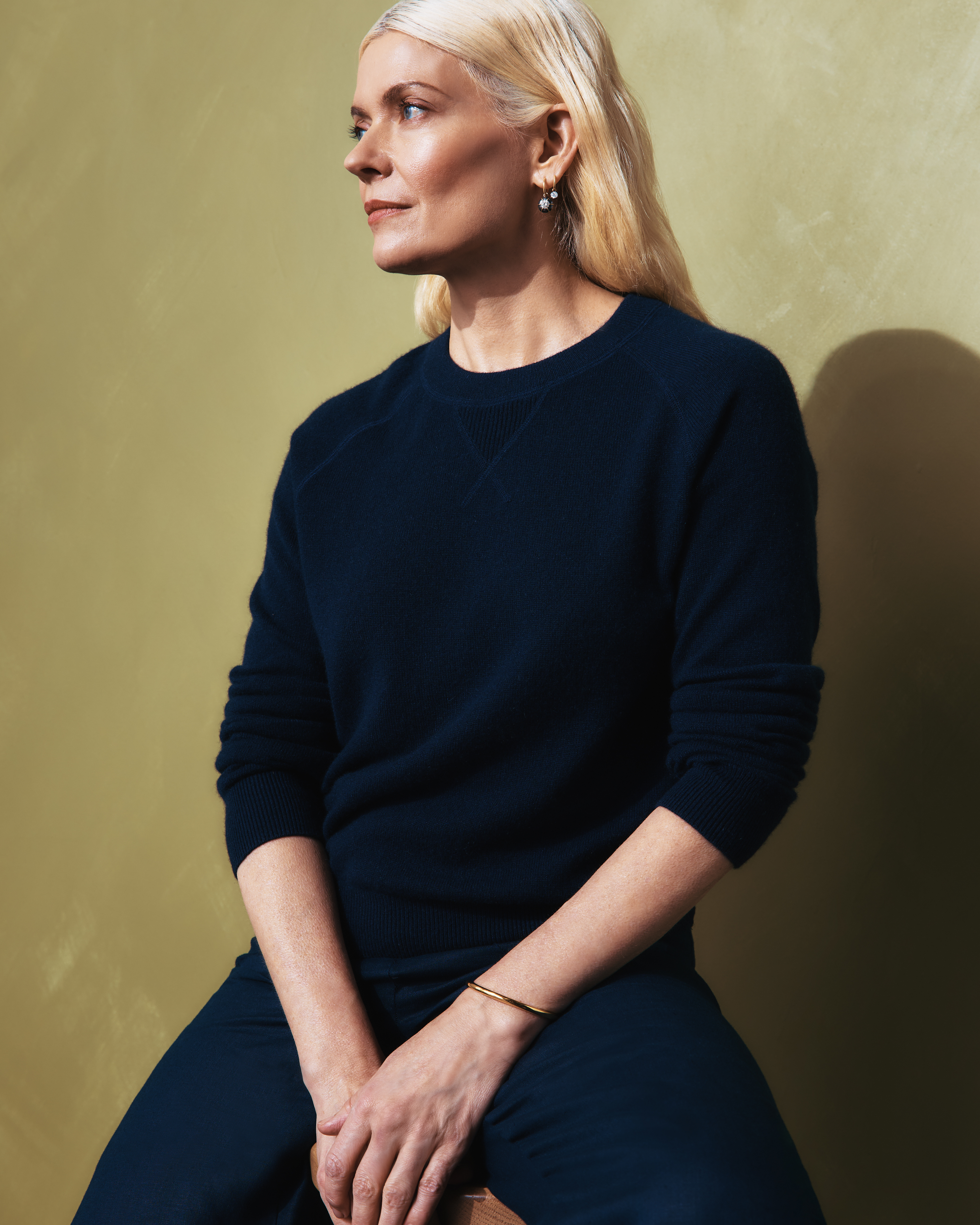 Mongolian Shrunken Cashmere Sweatshirt