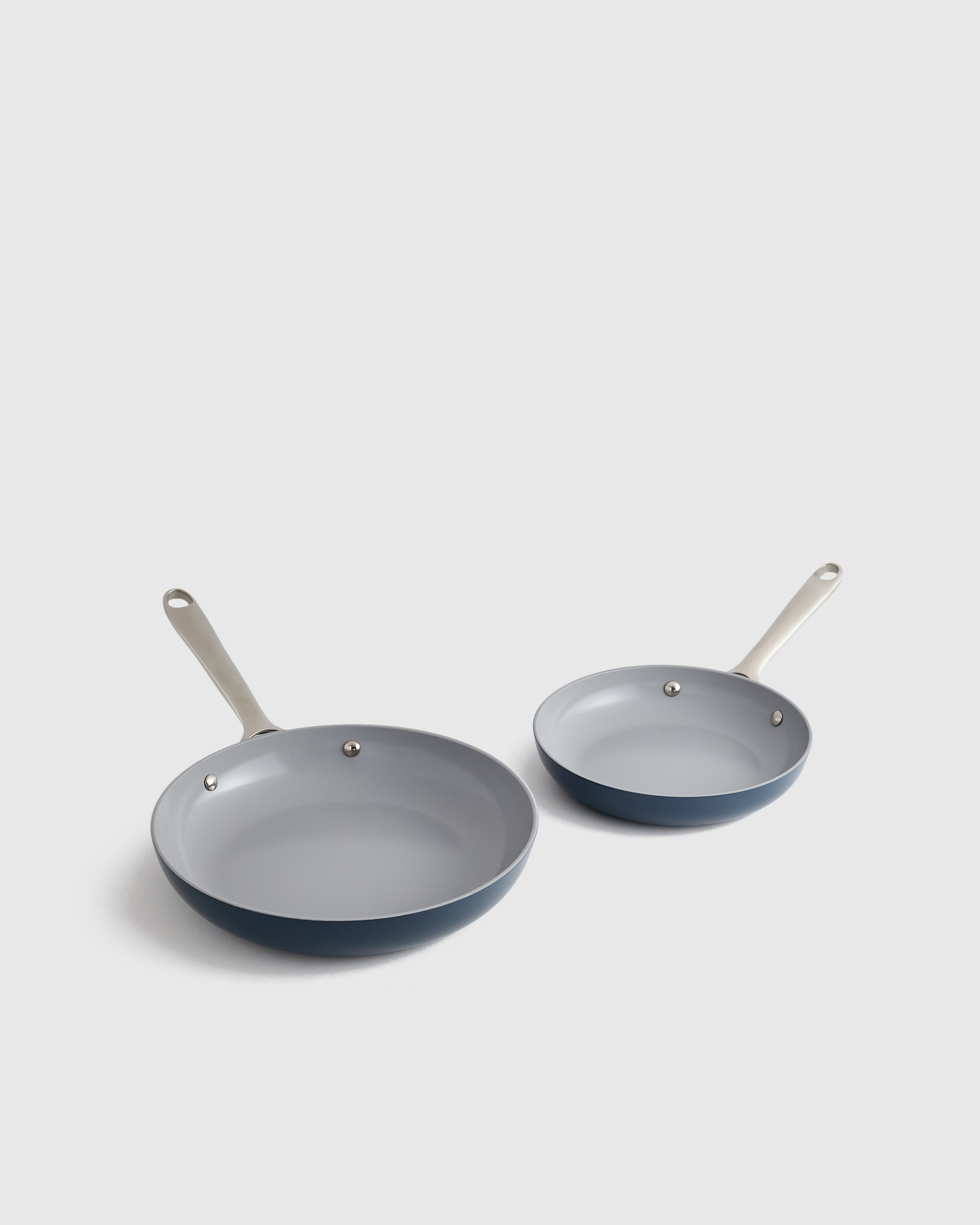 Ceramic Nonstick Frying Pan Set: 8" & 10"