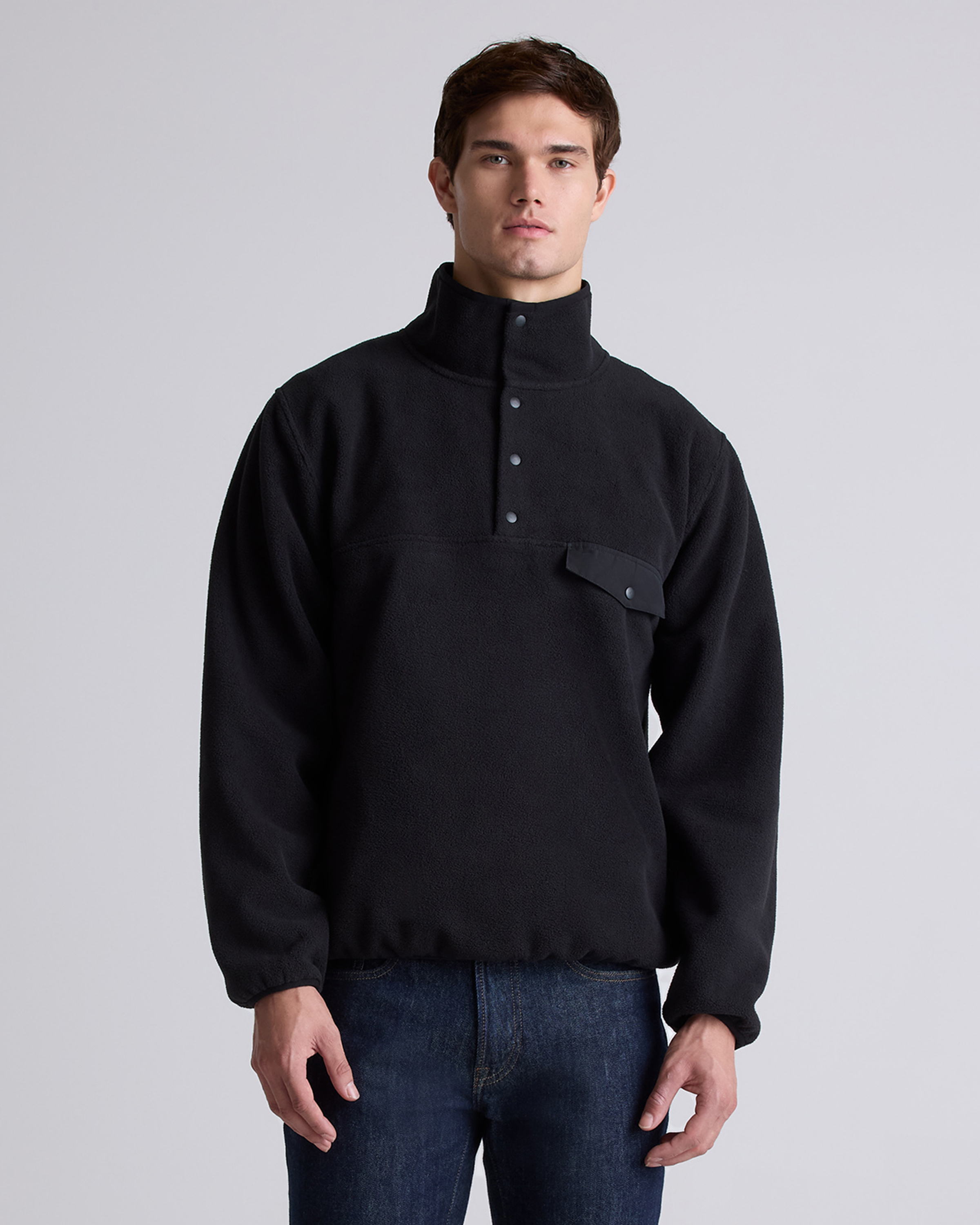 Polar Fleece Snap Pullover