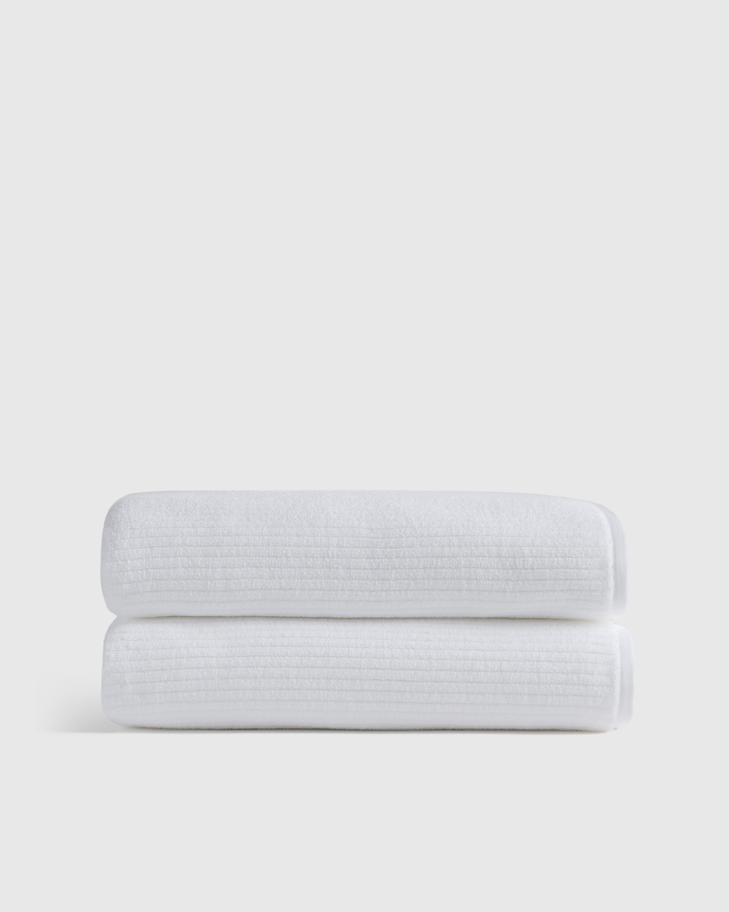 Ribbed Organic Turkish Cotton Bath Sheet (Set of 2)