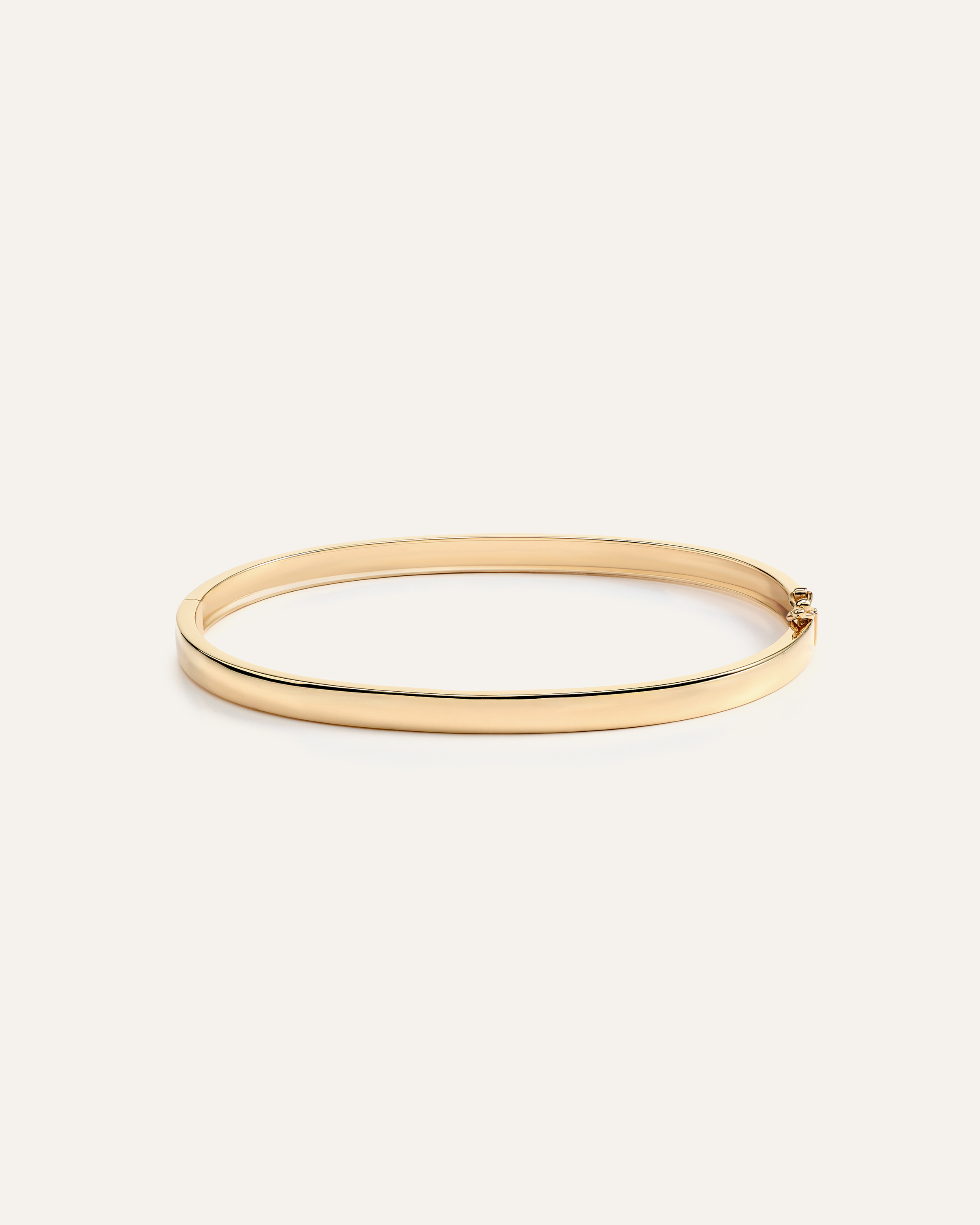 14K Gold Bold Bangle