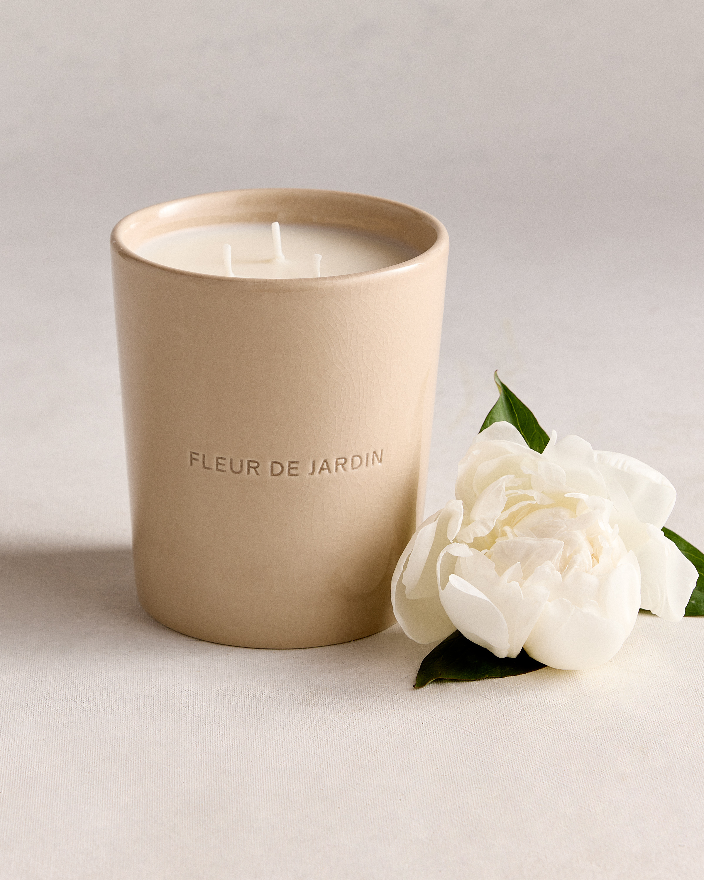 Fleur de Jardin 3-Wick Luxury Candle