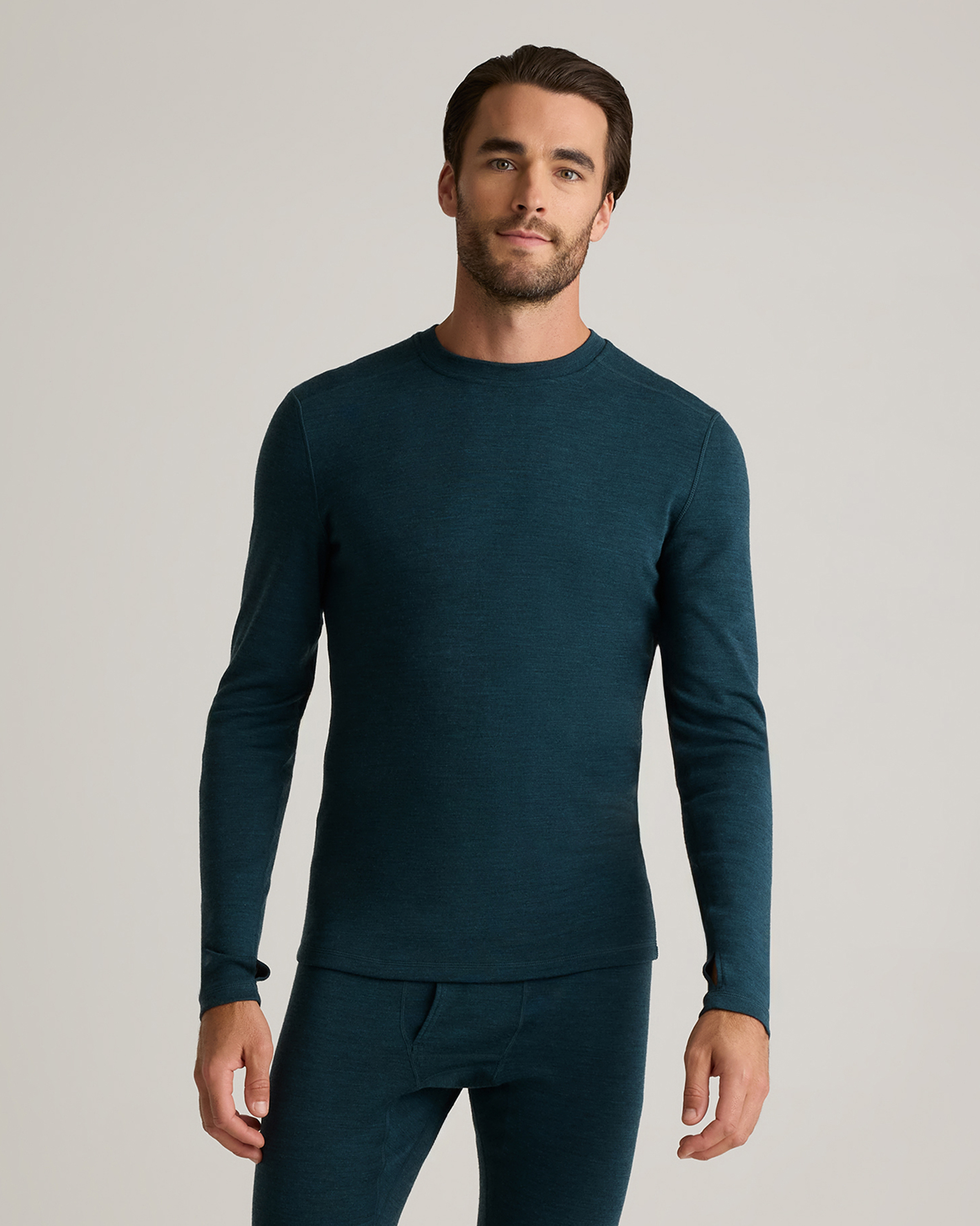 100% Merino Wool Cold Weather Base Layer Crew
