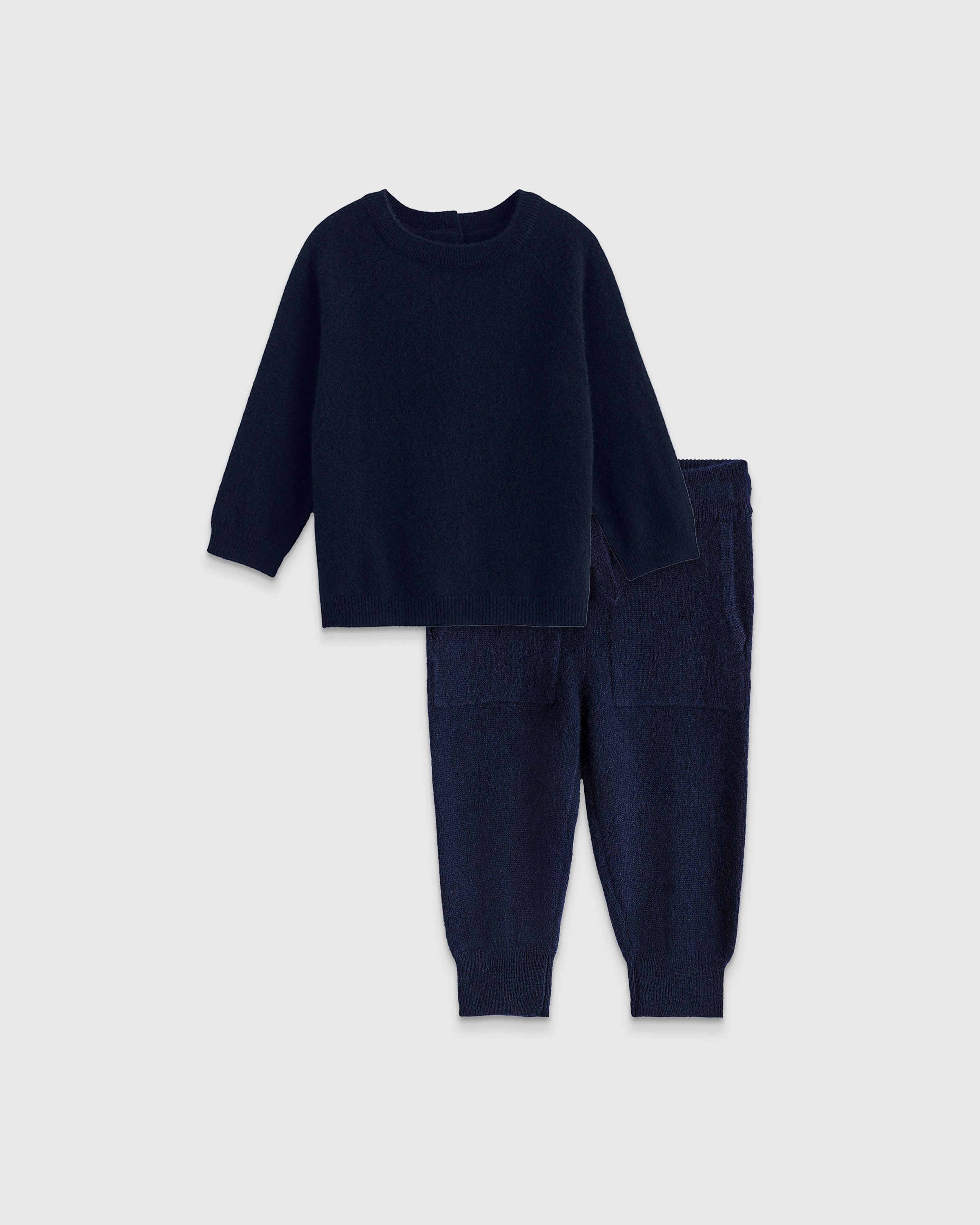 Kids & Baby Mongolian Cashmere Crewneck Set