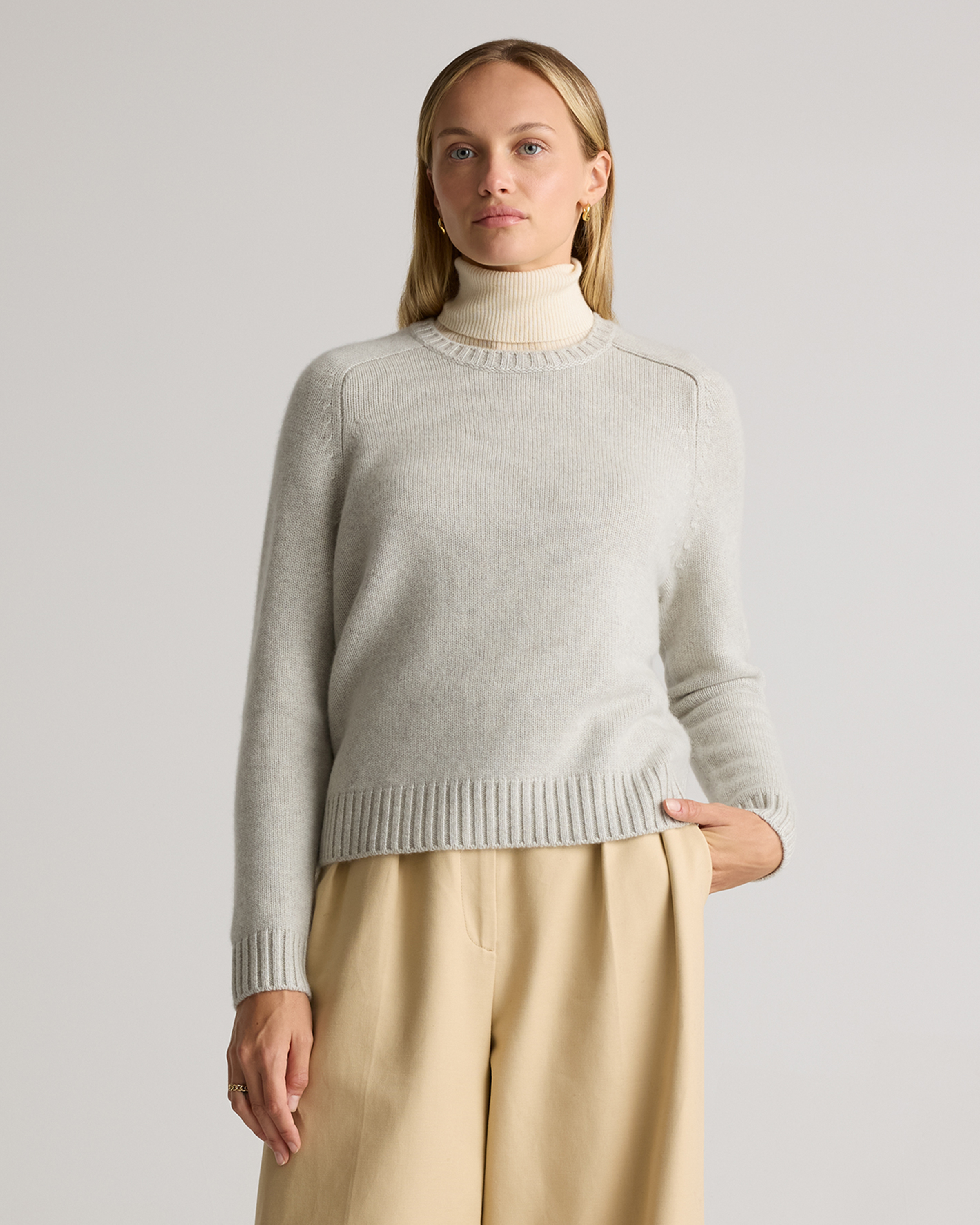 Luxe Baby Cashmere Crewneck Sweater
