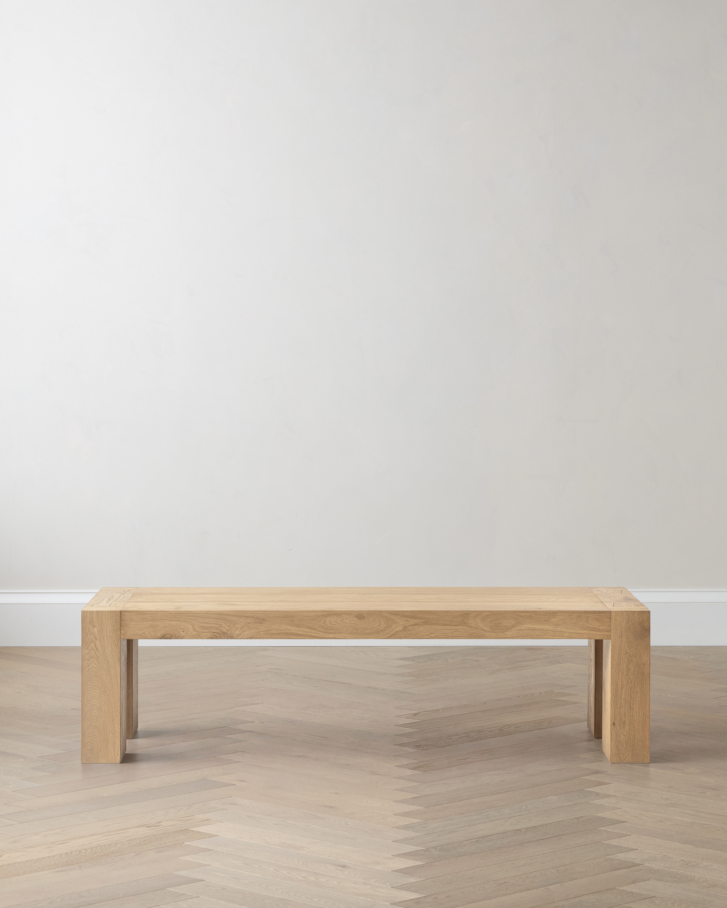 Reclaimed Oak Parsons Dining Bench