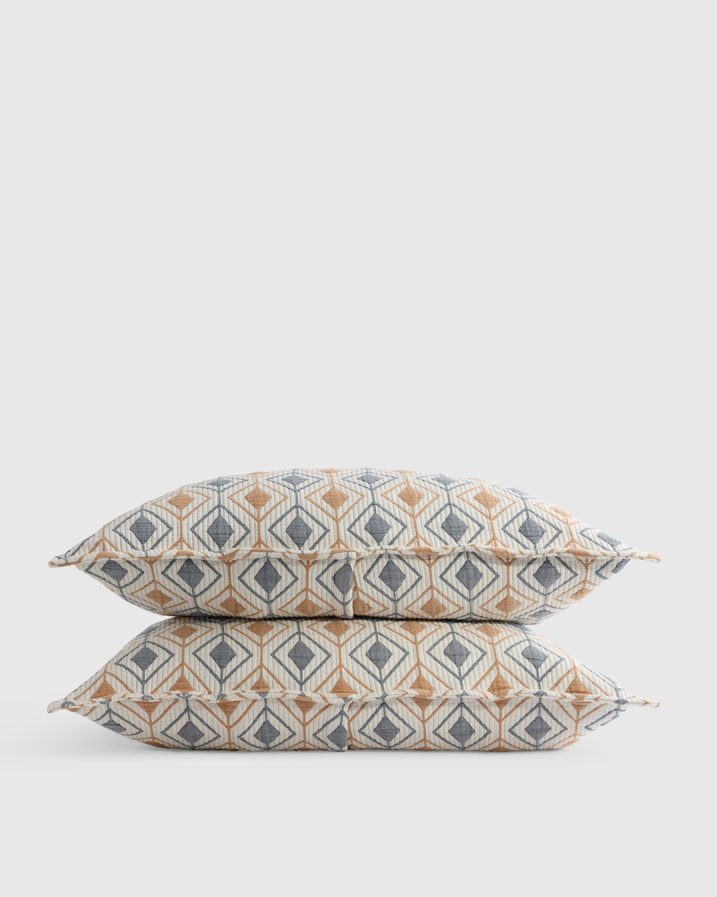 Organic Cotton Mosaic Sham Set