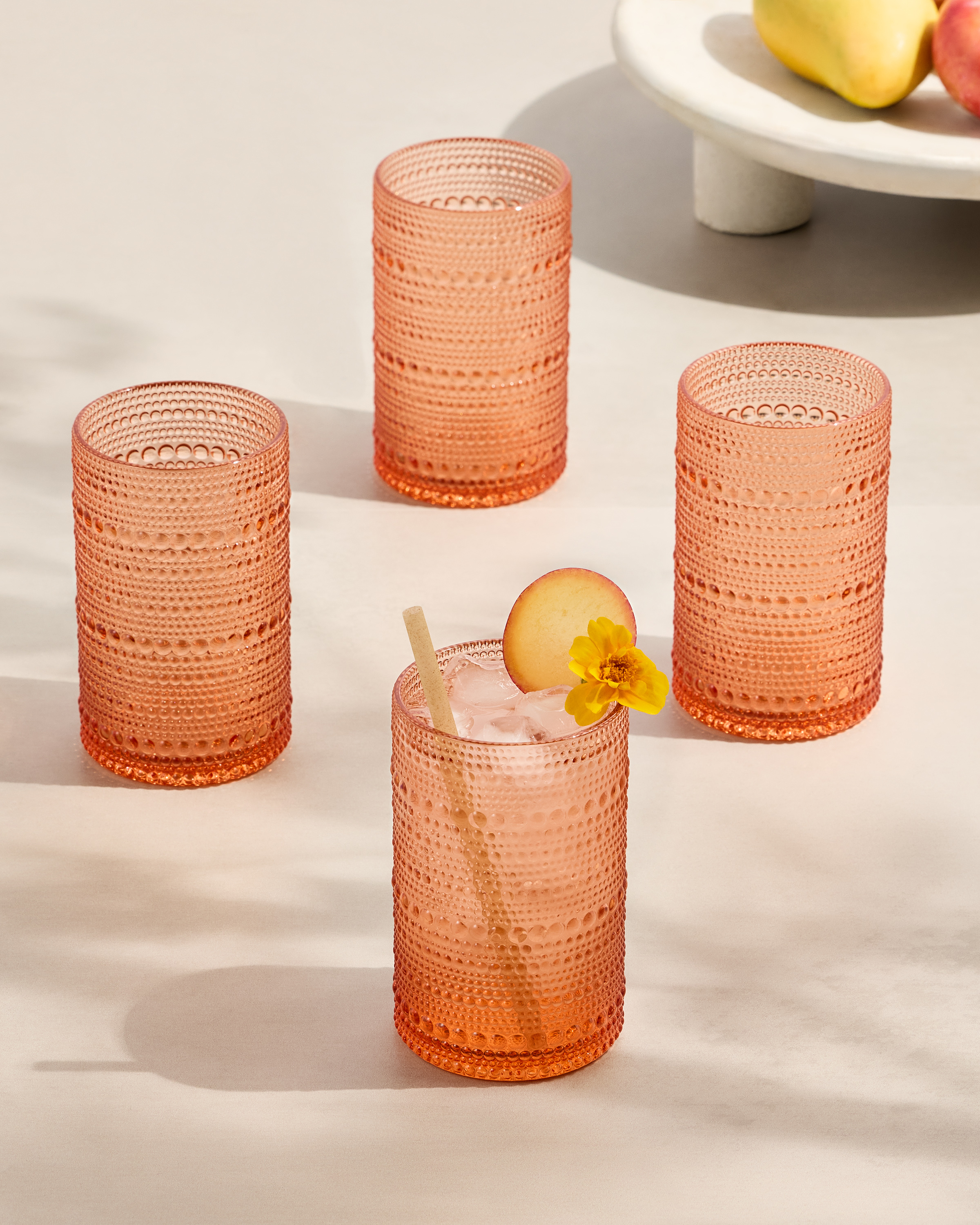 Orbetto Outdoor Acrylic Tall Tumbler, Set of 8