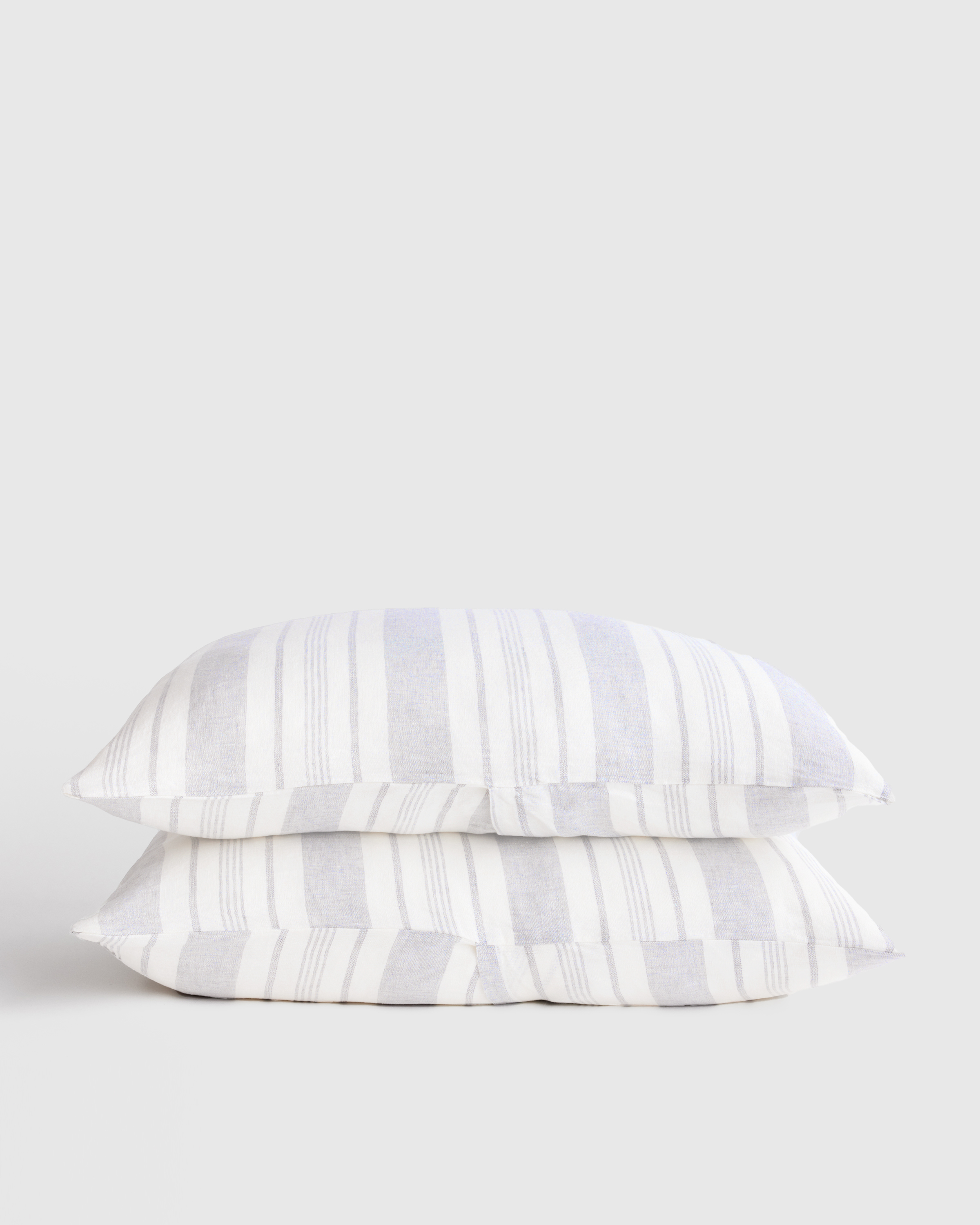 European Linen Modern Stripe Sham Set