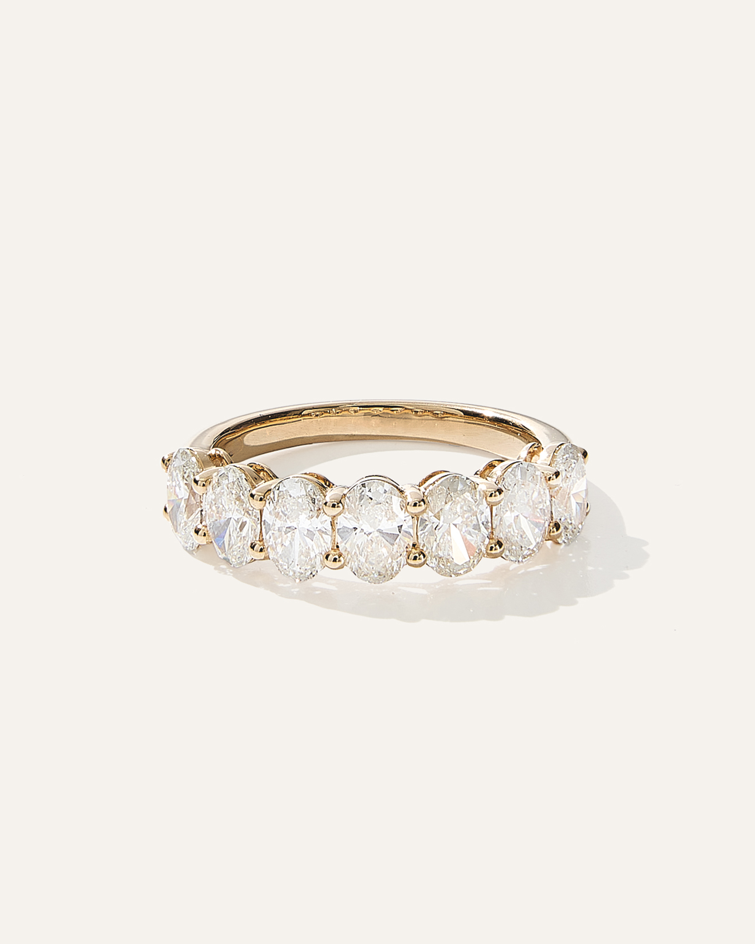 Lab Grown Diamond Oval Seven Stone Band